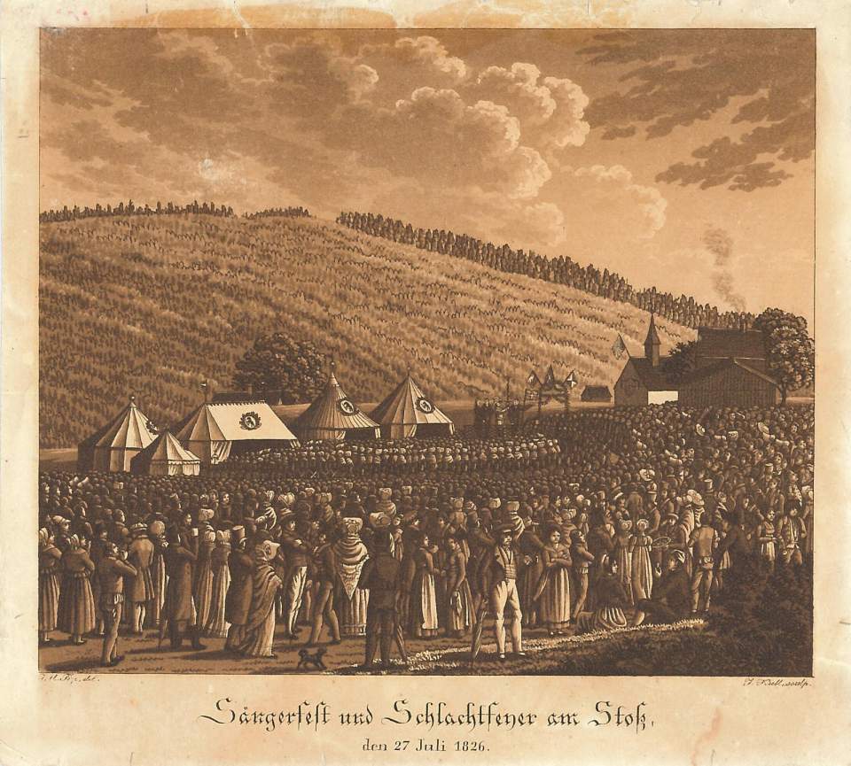 Sängerfest und Gedenkfeier an die Appenzeller Kriege am Stoss