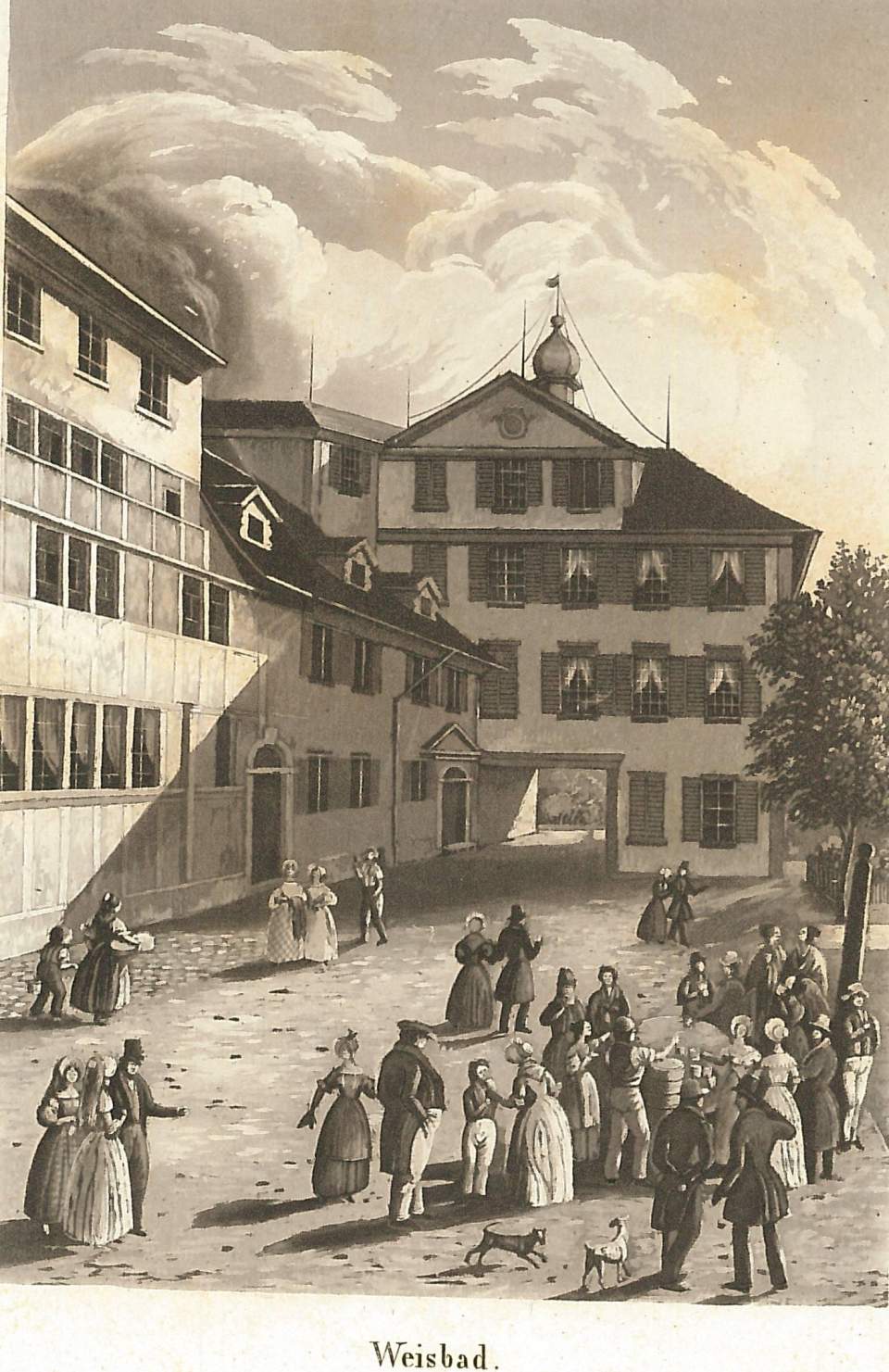 Grafik, Ansicht von Weissbad