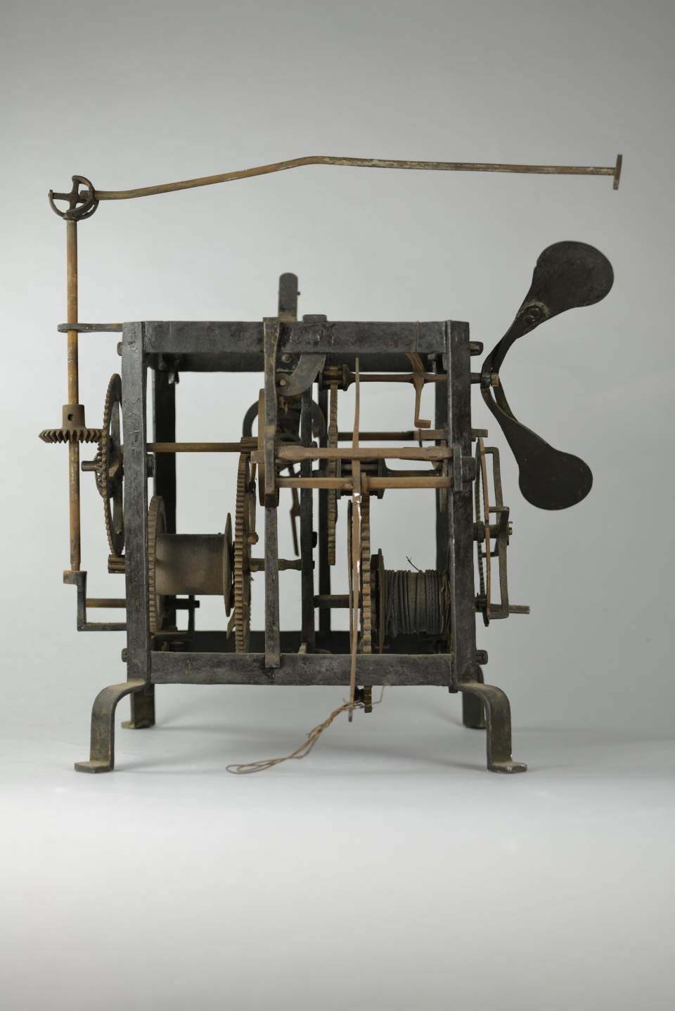 Schmiedeisernes Turmuhr-Werk