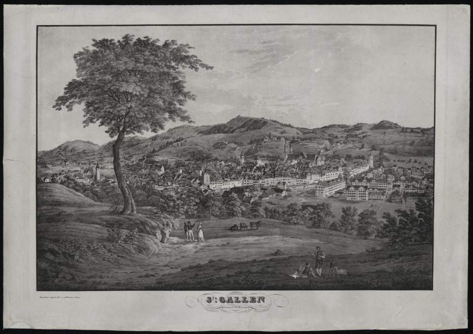St.Gallen von Nordwesten