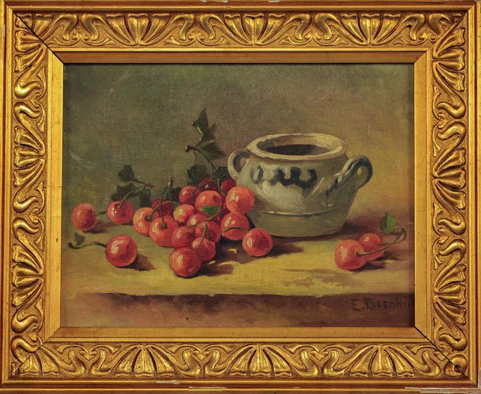 Stilleben mit Kirschen