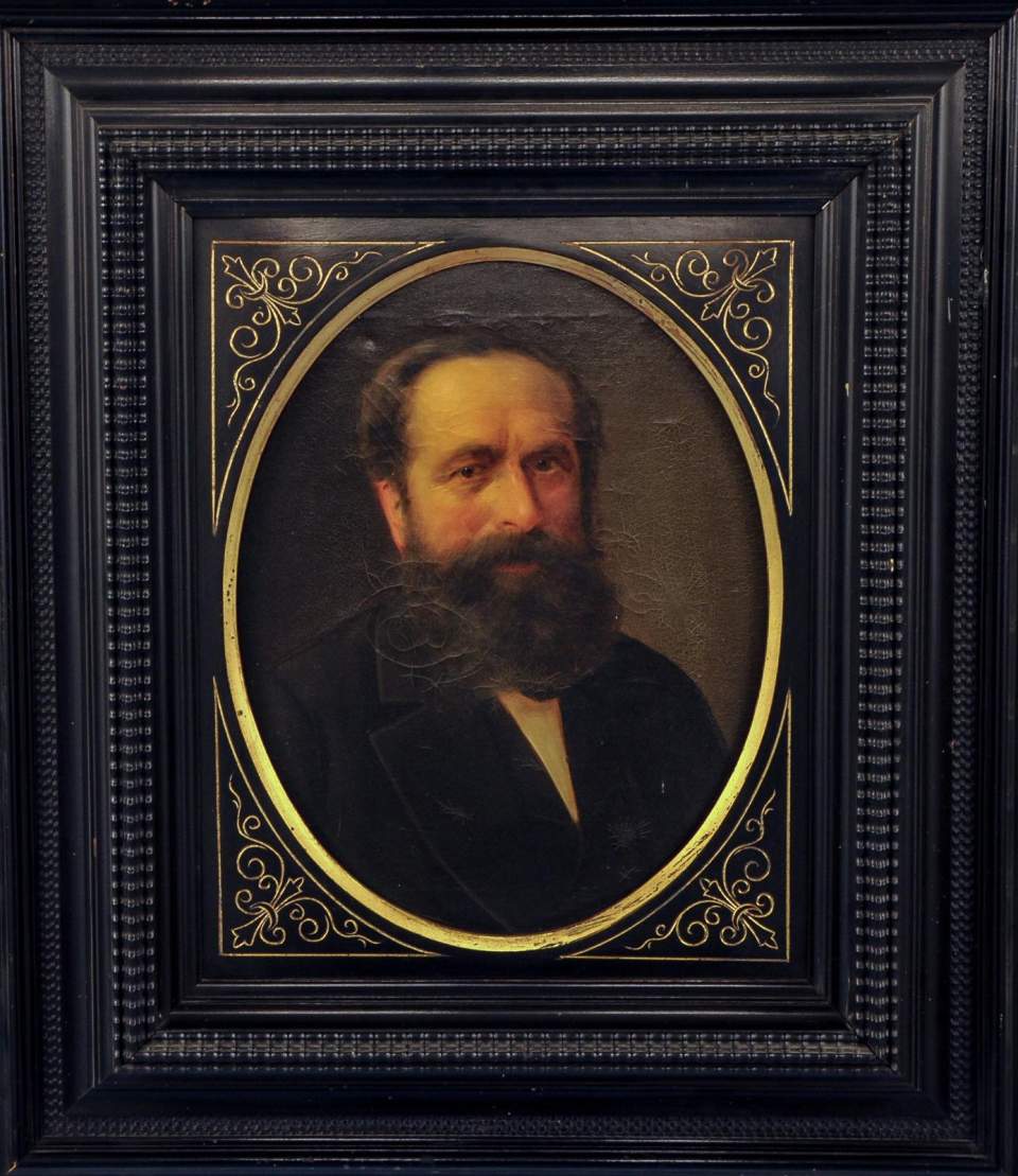Porträt Johann Ulrich Eisenhut (1823-1890), Bildnis