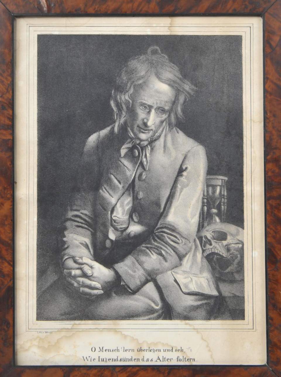 Lithographie Memento Mori