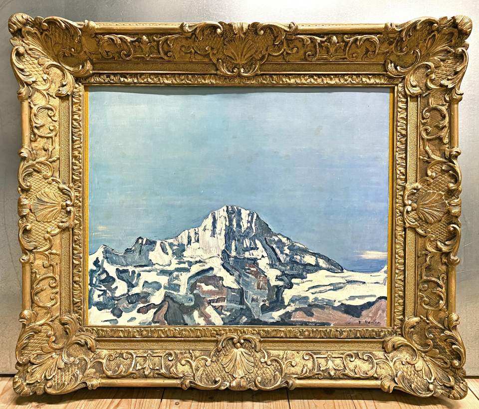 Gemälde, Kunstdruck Bergpanorama