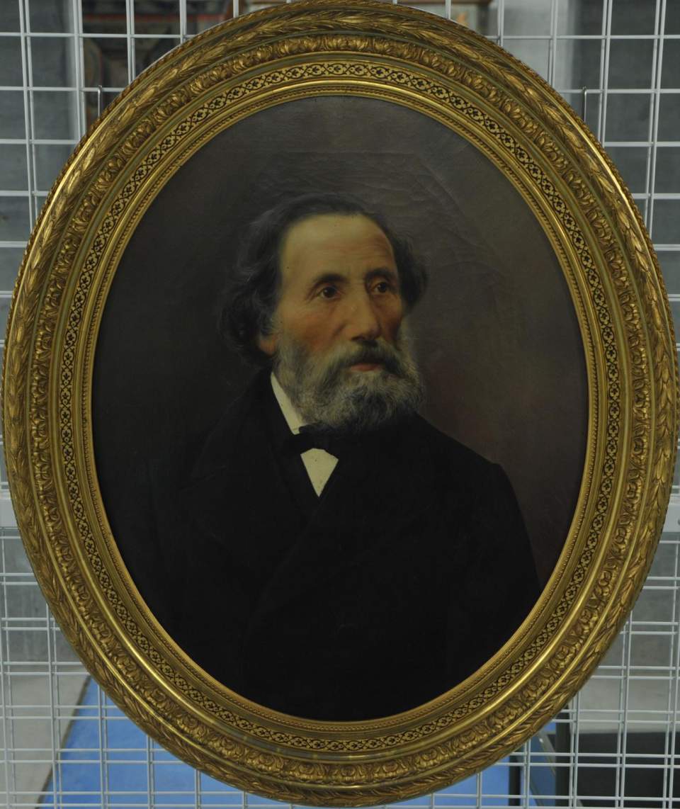 Gemälde, Ölgemälde Porträt Fehr Friedrich August, Bildnis