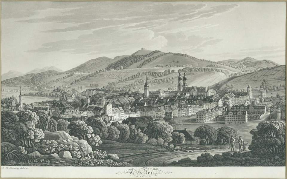 St.Gallen von Nordwesten