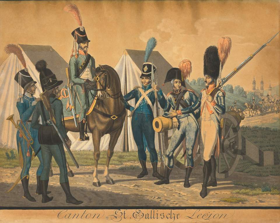 Soldaten aus dem Kanton St.Gallen