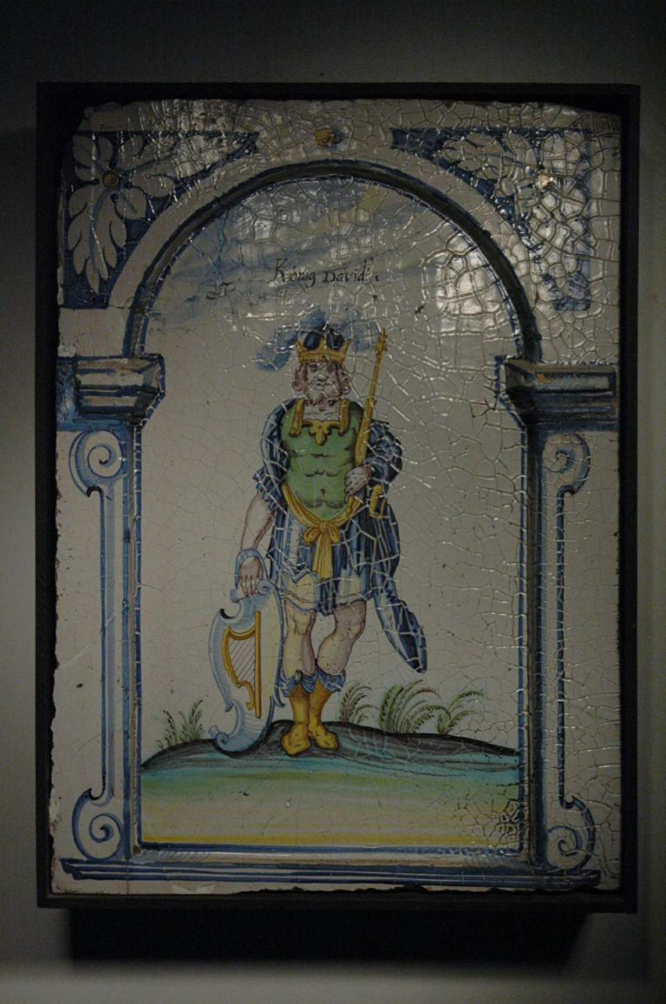 Ofenkachel, König David, Füllkachel