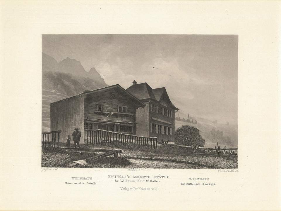Ansicht Zwinglihaus, Wildhaus
