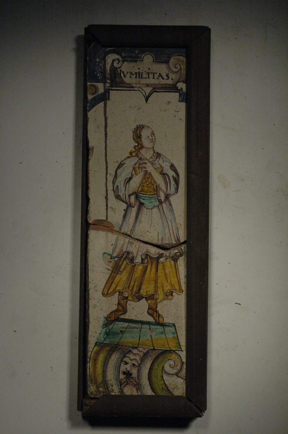 Ofenkachel, Humilitas, Lisene