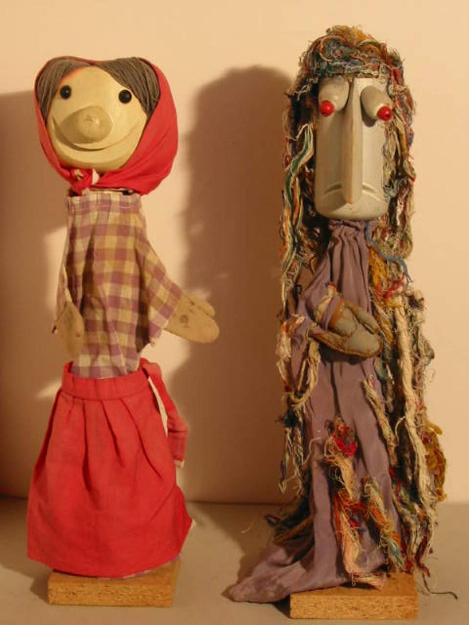 Frau Putz und Frau Schmutz, Handpuppen