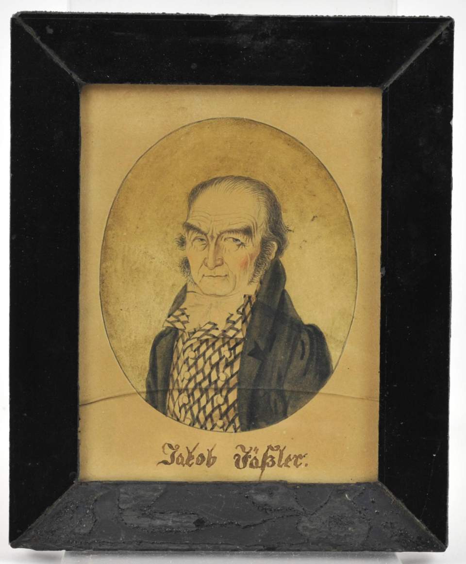 Bildnis des Jakob Fässler aus Appenzell