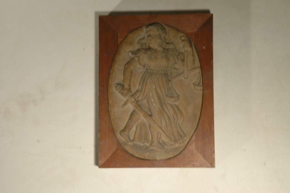 Ofenkachel, Model, braun