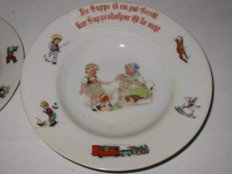 2 Puppenteller, Kinderteller