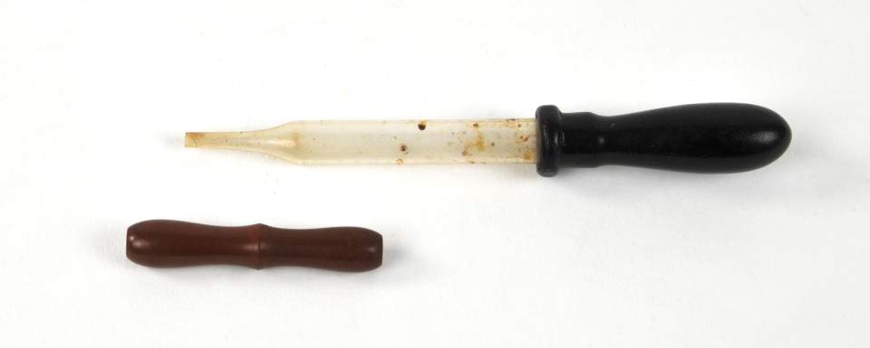 Augentropfglas, Pipette