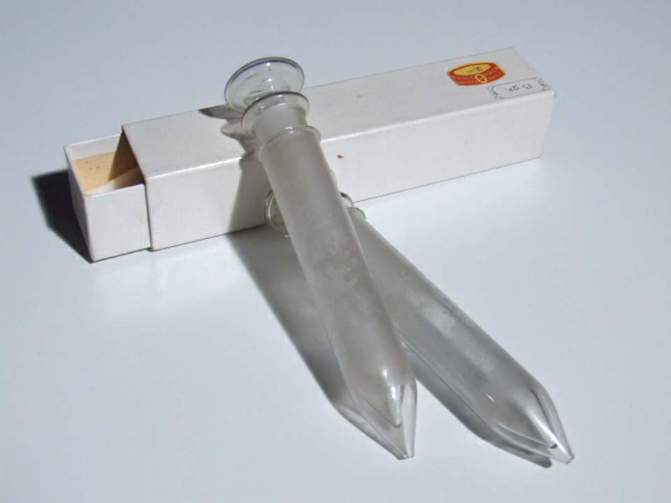 2 Glasspritzen 15gr.