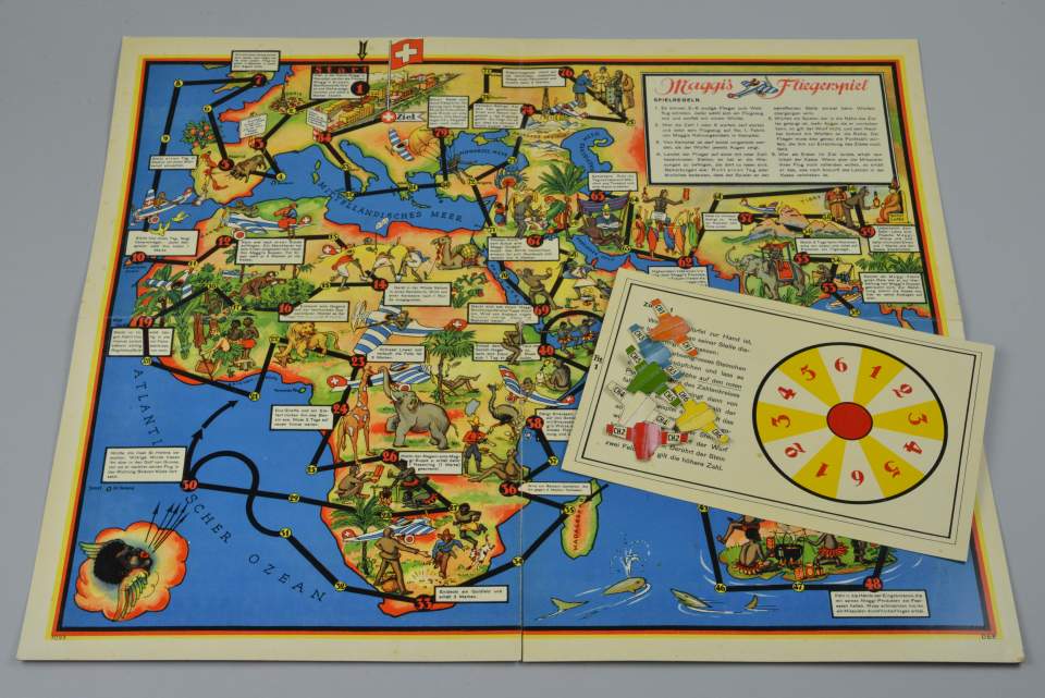 Fliegerspiel, Brettspiel, Gesellschaftsspiel