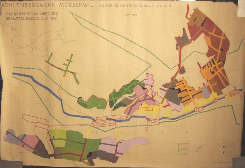 Plan Kohlebergwerk Mörschwil
