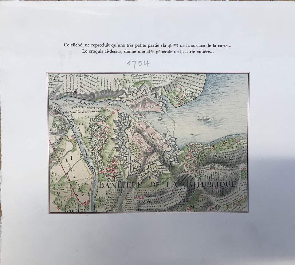 Grafik, Vorstadt von Genf, Kopie