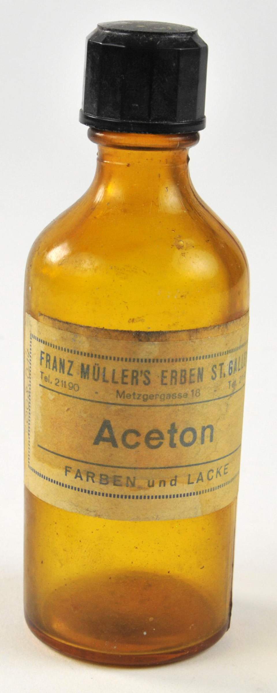 kleine Aceton-Flasche