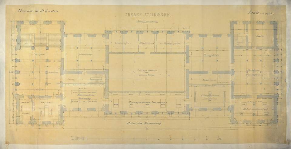 Plan Altes Museum St.Gallen, Kunklerbau