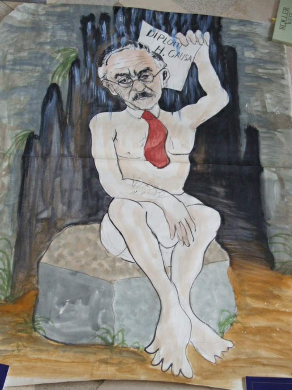 Plakat Emil Bächler ? Karikatur