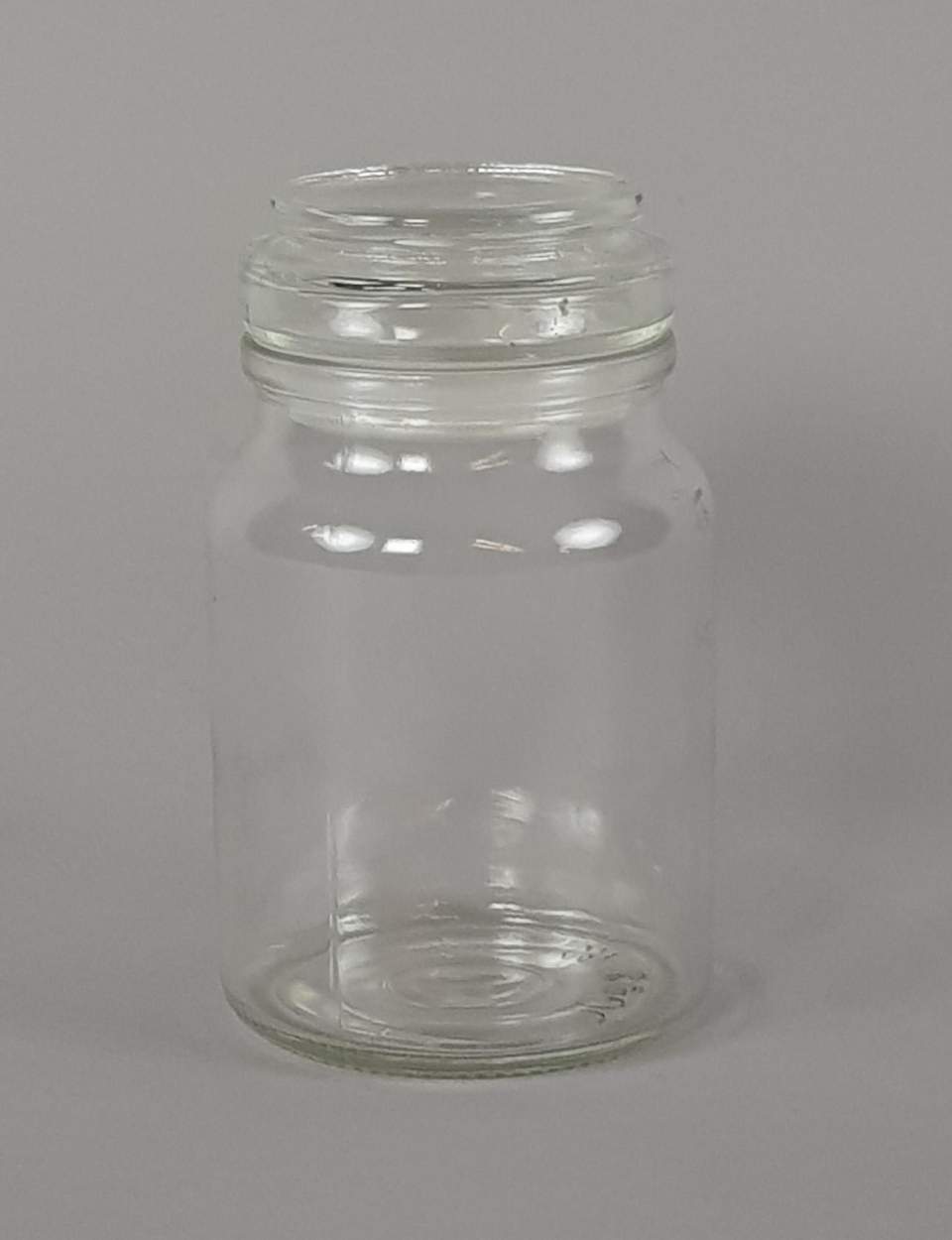 Glas, Glasgefäss, Glasbehälter mit Deckel