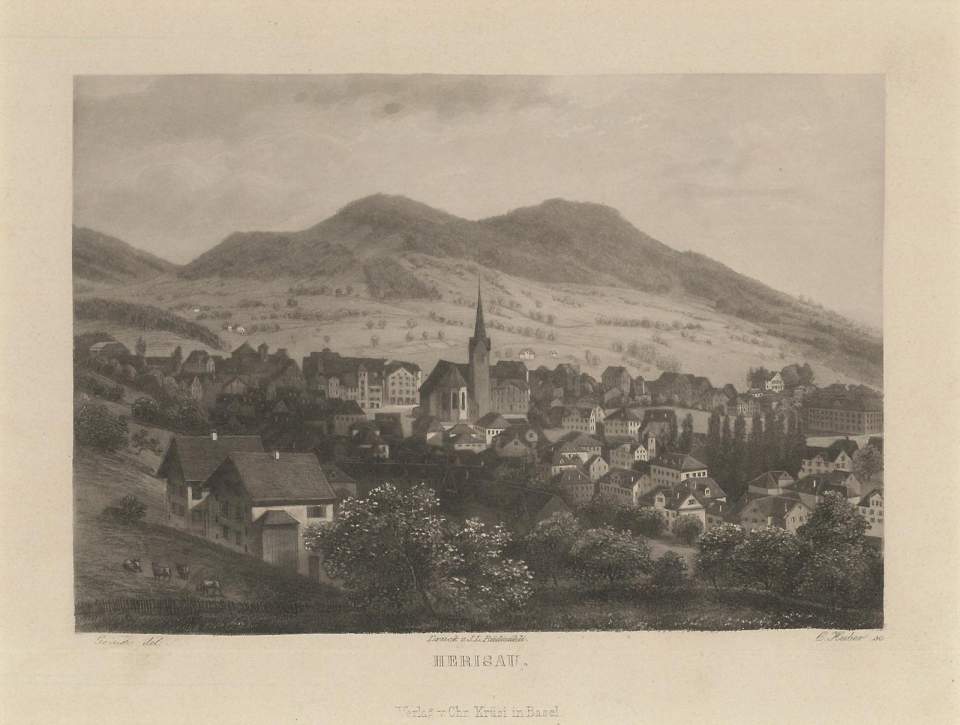 Grafik, Ansicht Herisau