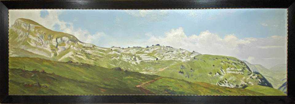 Das Wildenmannlisloch am Nordhang der Selun, Churfirsten im Oberen Toggenburg 1628 über dem Meer