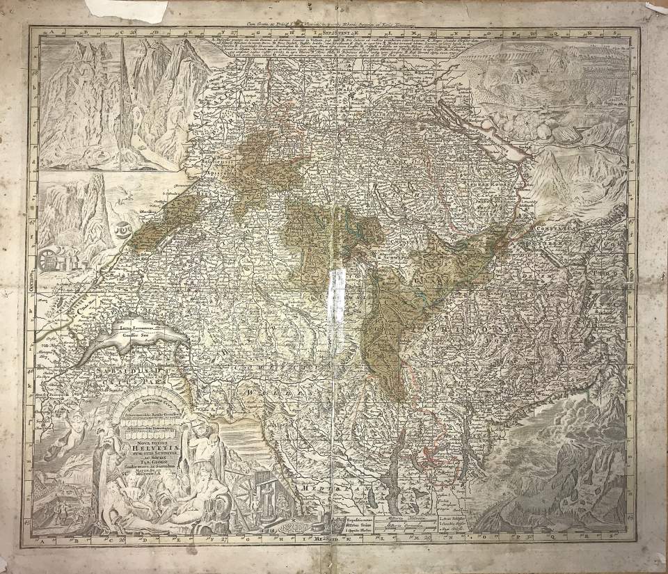 Landkarte der Schweiz