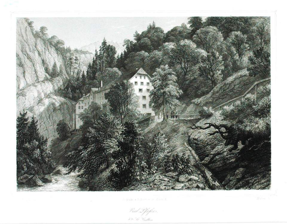 Ansicht, Bad Pfäfers