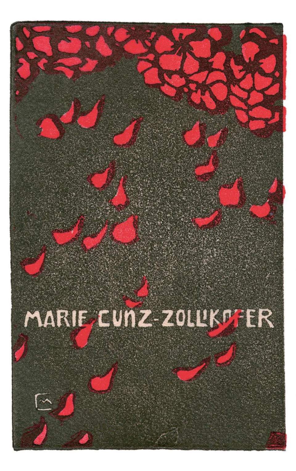 Holzschnitt - Kleingraphik "Visitenkarte für Marie Cunz-Zollikofer"