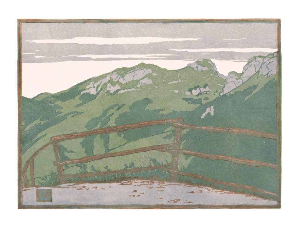 Ansicht Kamor und Hoher Kasten