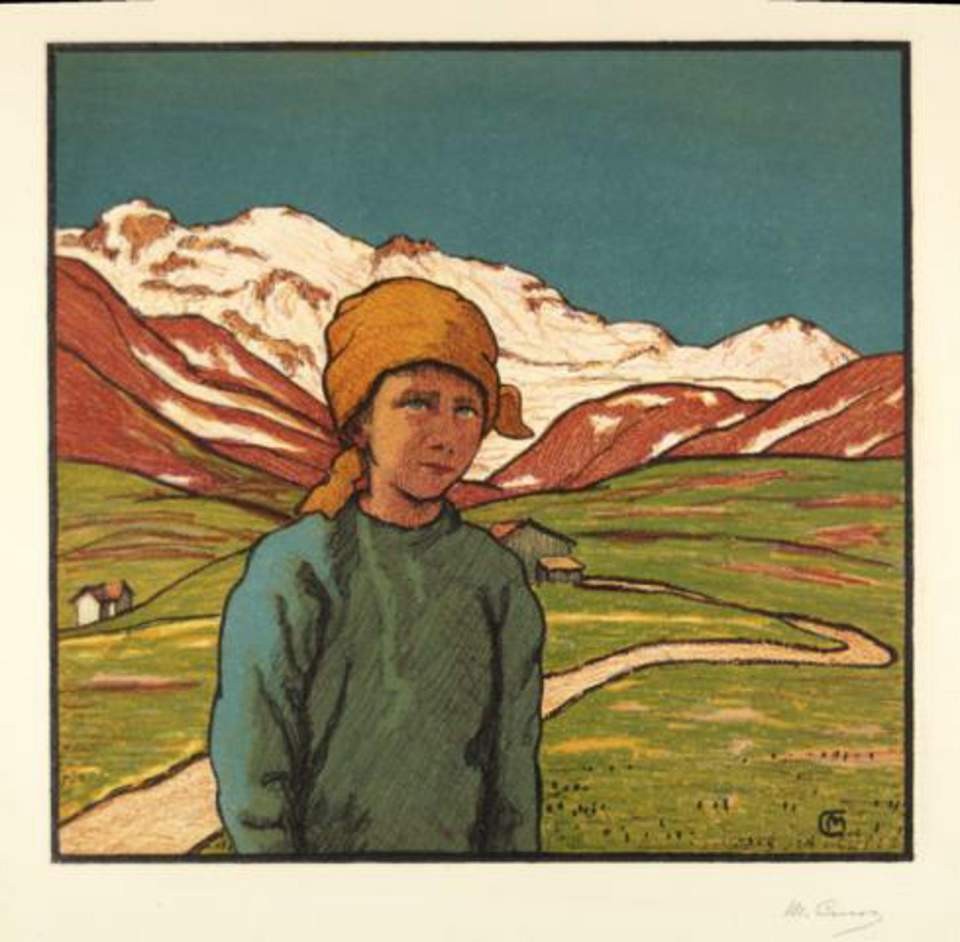 Lithographie "Maria, Bivio"