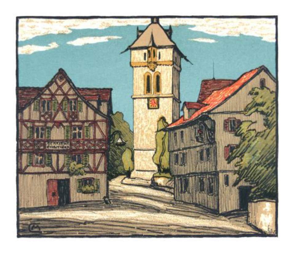 Lithographie "Arbon"
