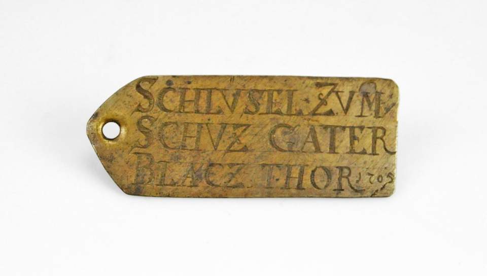 Schlüsselanhänger des Platztors in St.Gallen