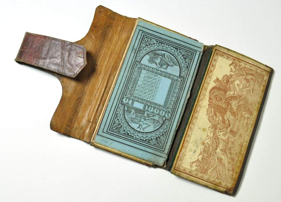Notizbuch, Mappe mit Notizen