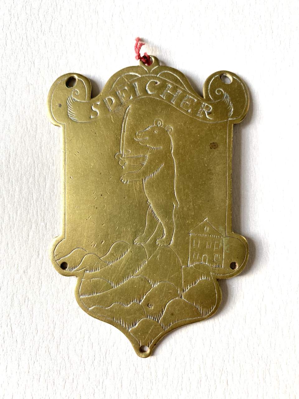 Weibelschild aus Speicher