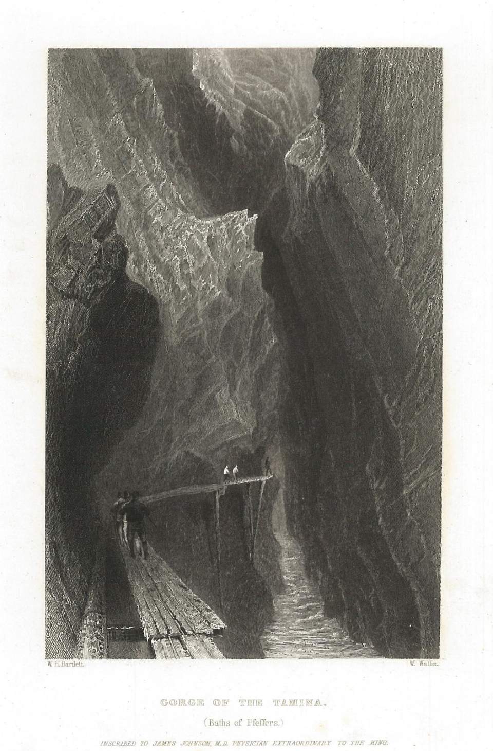 Ansicht, Taminaschlucht