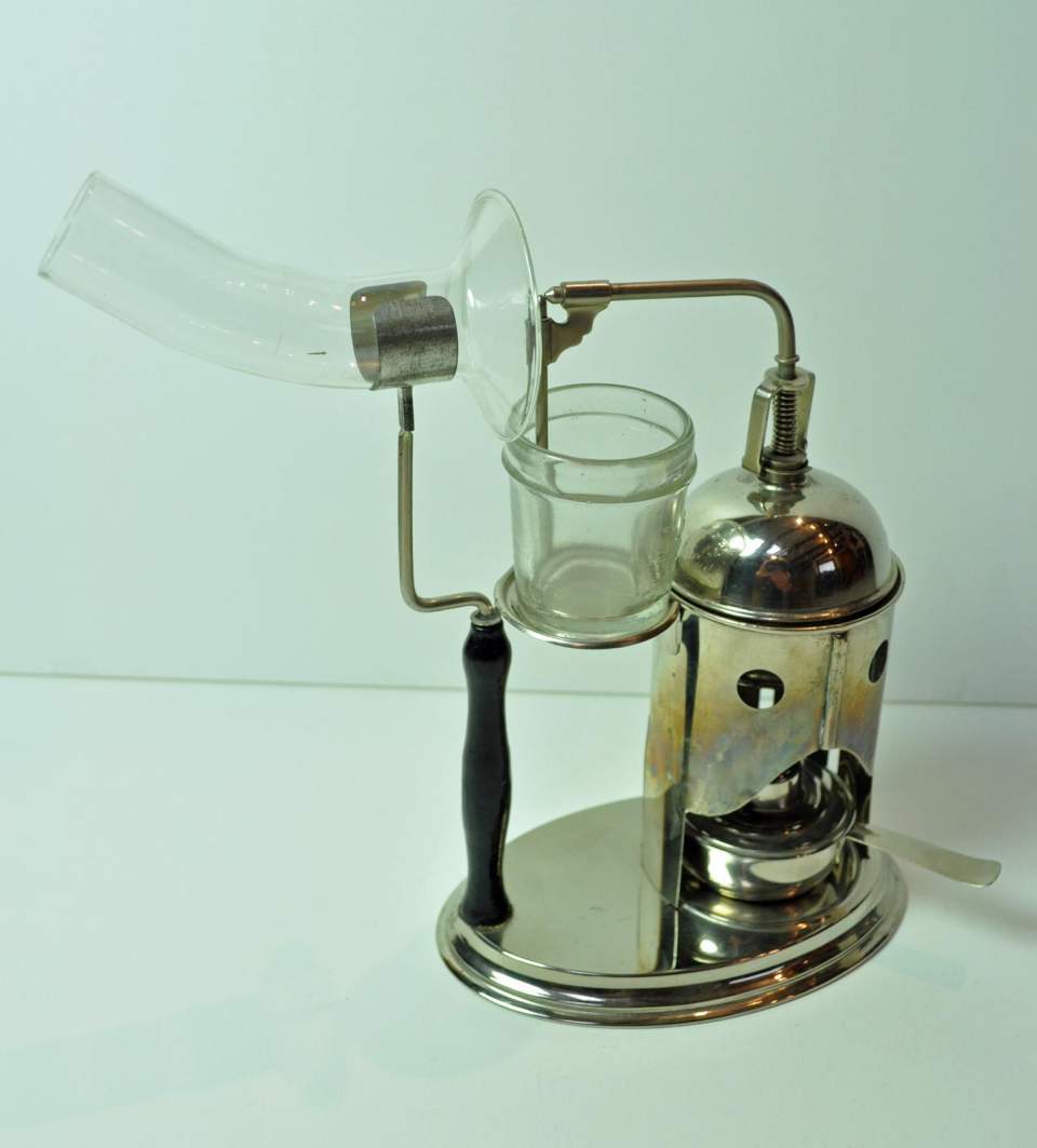 Inhalator mit Brennsprit