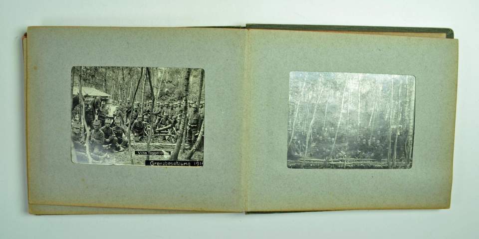 Fotoalbum 1. Weltkrieg Grenzschutz 1915 BAt 79 Comp. 1