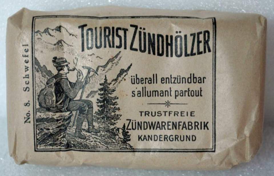Phosphor- oder Reibzündhölzer, Sicherheits- oder Schwedenzündhölzer, Zündhölzer, Streichhölzer