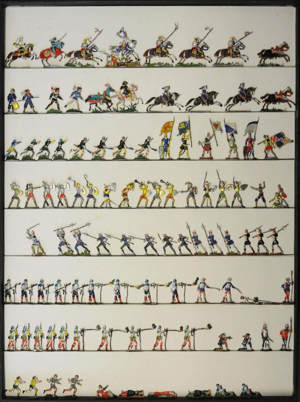Zinnfiguren, Zinnsoldaten. Schlachten bei Murten, Sempach und St. Jakob