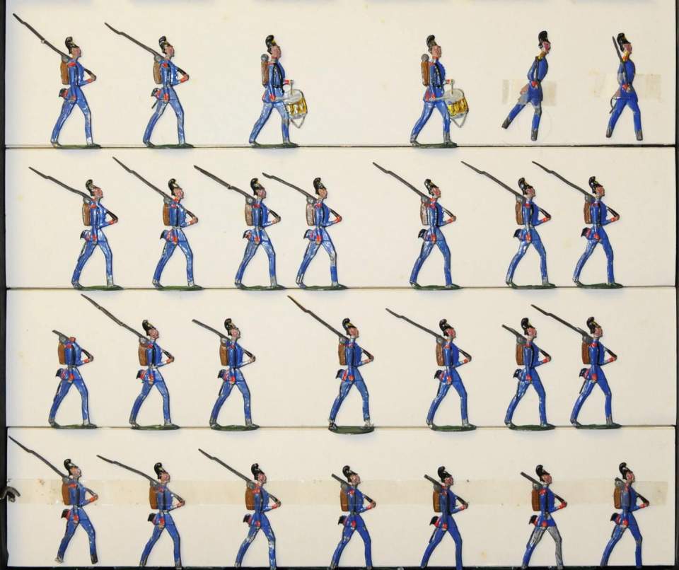 Zinnfiguren, Zinnsoldaten, bayerische Jäger