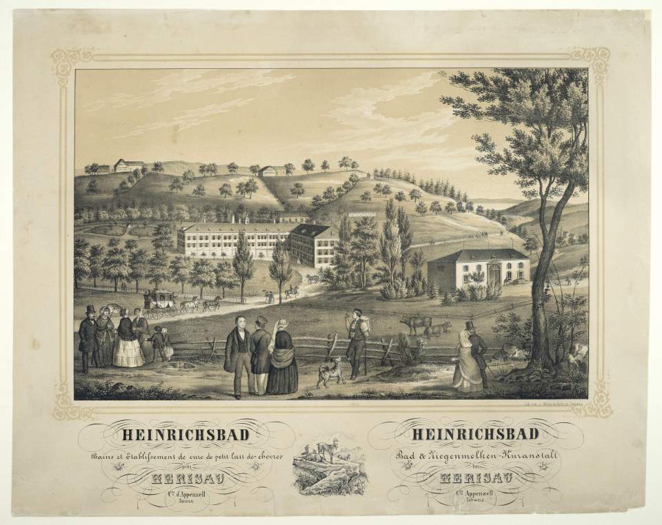 Ansicht Kurhaus Heinrichsbad, Herisau