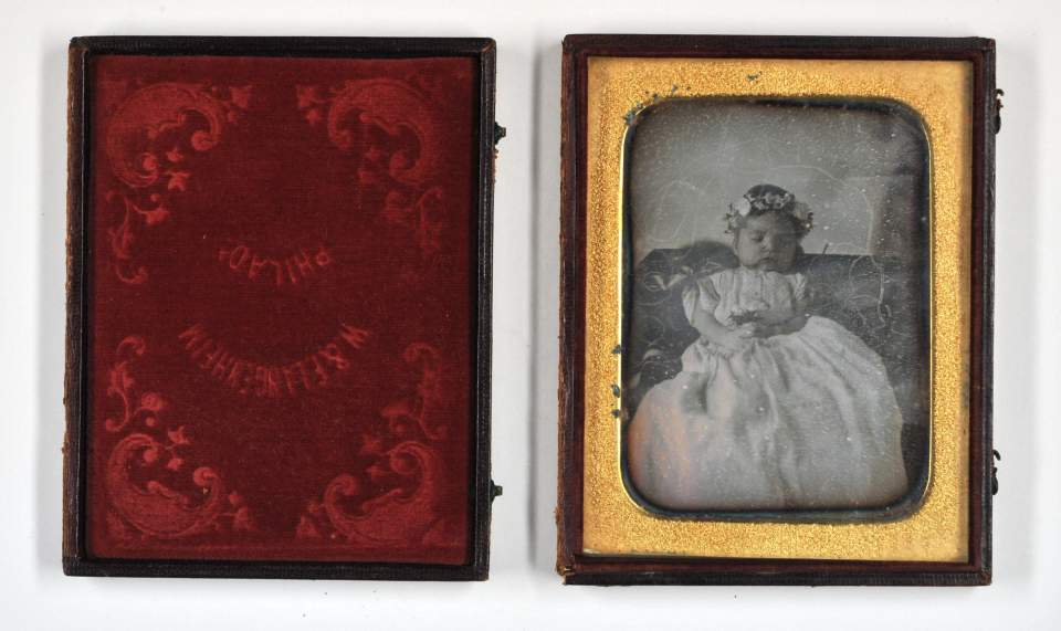 Fotografie Unikatverfahren: Kleinkind Post mortem