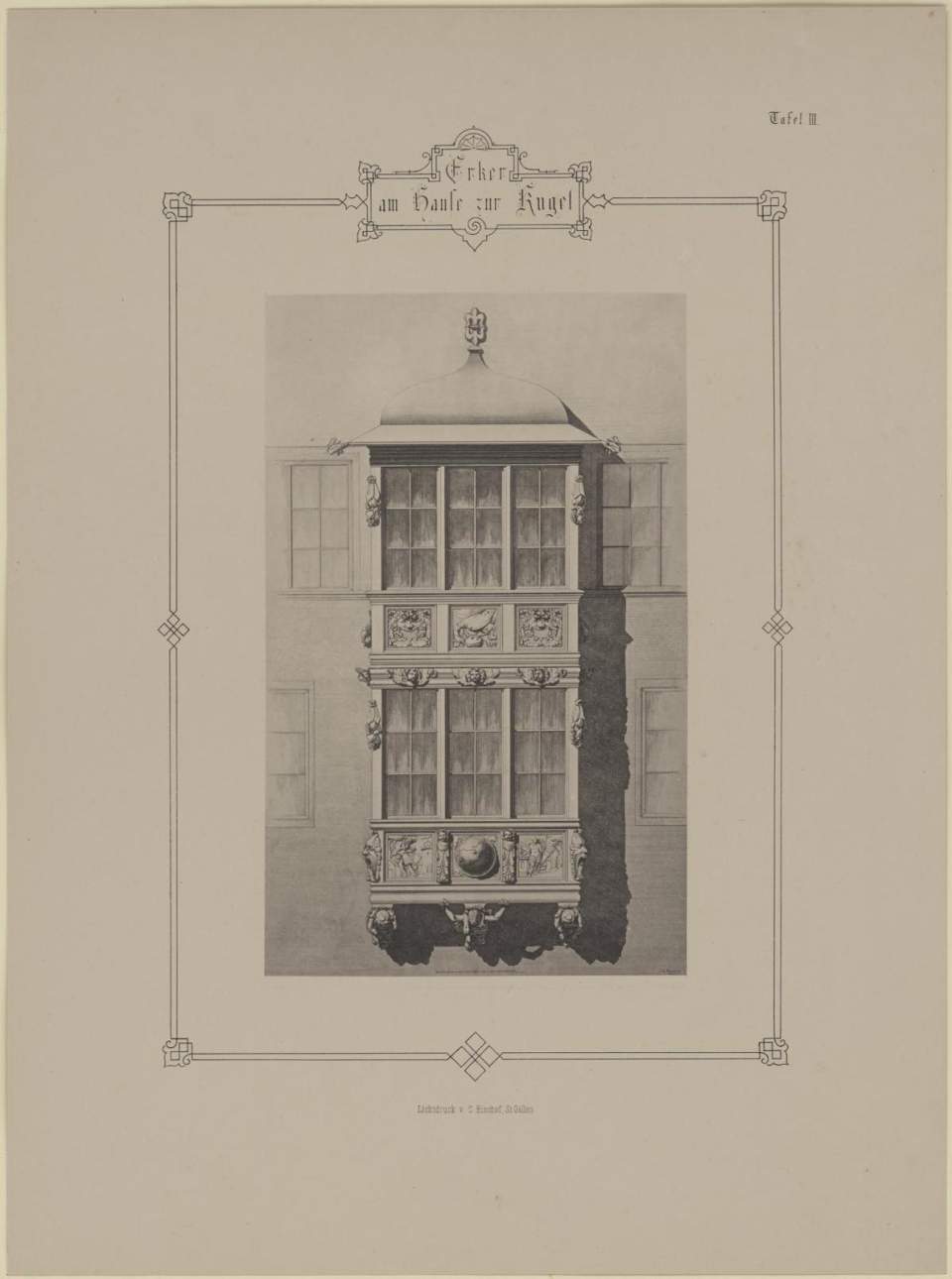 Kugelerker aus Die Erker der Stadt St. Gallen