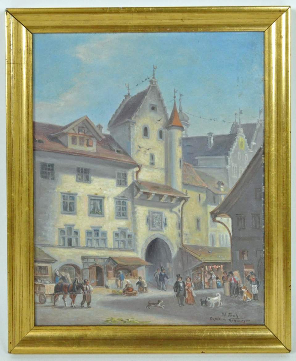 Gemälde Markttor St. Gallen