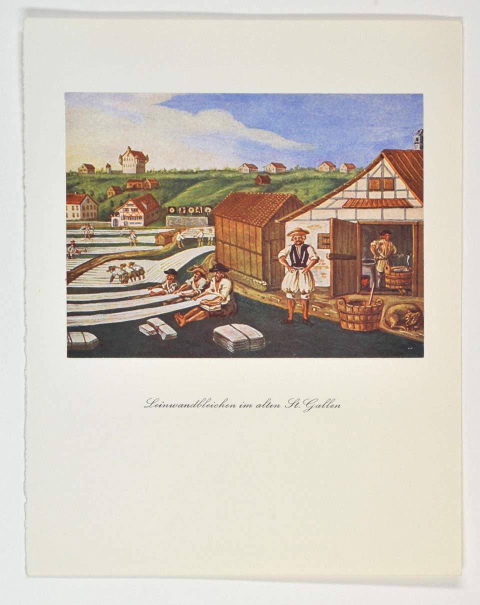 4 Reproduktionen Stadtansichten St. Gallen aus Besitz Walter Früh