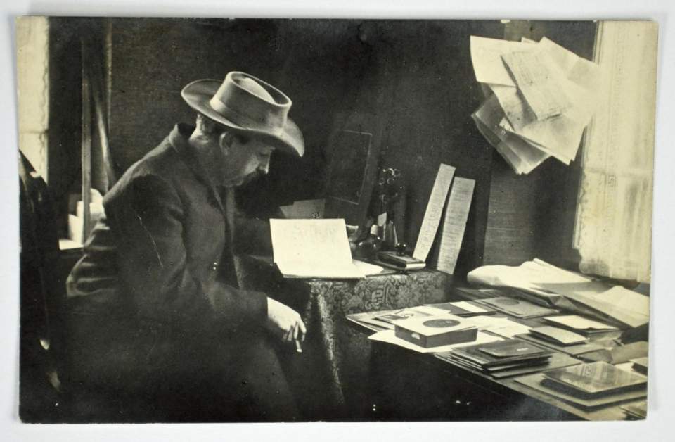 Postkarte: Portrait Paul Labhart, Fotograf, Rorschach